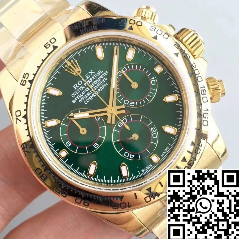 Dial Factory Daytona AR Green Cosmograph Rolex 116508 0110